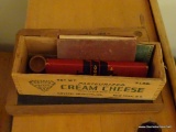 (DEN) MISC.. LOT- ANTIQUE DOVETAIL CREAM CHEESE ADVERTISING BOX-4