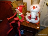 (DEN) 2 ANNALEE CHRISTMAS DOLLS- ELF ON A SHELF-17