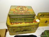 (DEN) 2 ANTIQUE ADVERTISING TOBACCO TINS- OCEANIC CUT PLUG BY SCOTTEN AND DILLON, CO. - DETROIT,