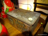 (DEN) ANTIQUE JUST SUITS ADVERTISING TOBACCO TIN- 8