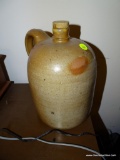 (DEN) STONEWARE HENRY MCKENNA WHISKEY JUG WITH ORIGINAL STOPPER: 12 IN TALL