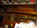 (DEN) VINTAGE TMS TRUMPET. APPEARS TO BE IN GOOD USED CONDITION.