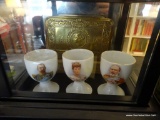(DEN) LOT OF BRITISH ROYALTY ITEMS: A QUEEN MARY'S BOX, A KING EDWARD EGG HOLDER, KING GEORGE V EGG
