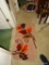 (UHAL) ALL ASSORTED RUGS LOCATED IN THE UPSTAIRS HALLWAY: BASEBALL THEMED RUG: 2 FT 3 IN DIA, AN