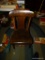 (TOY) REFINISHED POPLAR FIDDLEBACK SIDE CHAIR: 14 IN X 18 IN X 30 IN