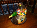 (DUCK) MALLARD DUCK THEMED GUMBALL DISPENSER: 11 IN X 8.5 IN