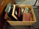 (BED1) BOX LOT FILLED TO THE VERY TOP WITH ASSORTED PICTURE FRAMES