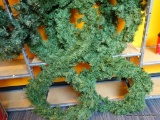 ARTIFICIAL PINE WREATHS; ALL ARE UNDECORATED AND READY FOR YOU TO CUSTOMIZE TO FIT YOUR DECORATING
