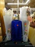 GIFT BAGS LOT; INCLUDES 2 RUBBERMAID WRAP AND CRAFT GIFT BAG TOTES AS WELL AS AN ADDITIONAL BAG, ALL