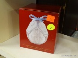 LLADRO ORNAMENT; LLADRO CHRISTMAS ORNAMENT DATED 1998. BRAND NEW IN THE BOX AND READY FOR DISPLAY!