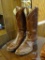 TONY LAMA COWBOY BOOTS; TONY LAMA DRESS WESTERN BOOT. 3/4 WELTED WITH COMPLEMENTING WELT STITCHING.