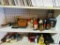 SHELF LOT OF ASSORTED ITEMS; LYMAN CUTTS COMP FOR A 12 GAUGE SHOTGUN, TRI-FLOW SUPERIOR LUBRICANT,