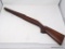 WOODEN GUN STOCK; IN EXCELLENT CONDITION. MEASURES 30 IN LONG. BUTT WIDTH 5 IN.