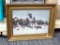 (WALL) FRAMED FREDERIC REMINGTON PRINT; 