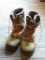 (CNTR) BOOTS; INSULATED HIKING/HUNTING BOOTS. SIZE 10. GREAT FOR PREVENTING 