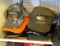 LOT OF HUNTING CAPS; TOTAL OF 16 ADJUSTABLE BASEBALL STYLE CAPS. MAKERS INCLUDE MOSSY OAK AND