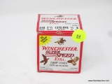 WINCHESTER SUPER SPEED XTRA GAME LOADS; 1275 FEET PER SECOND, 25 ROUND PACK. FOR MORE, PLEASE SEE