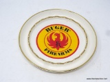 RUGER PORCELAIN ASHTRAY; 1968 MEMORABILIA WITH THE BLACK PRINTED 