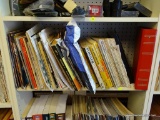 SHELF LOT OF BOOKS RELATED TO OUTDOORS, HUNTING, FISHING, BIRDS, ETC; INCLUDES THE SHOOTERS BIBLE,