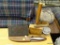 ASSORTED HOUSEHOLD UTENSILS; INCLUDES GERBER LEGENDARY BLADES KNIFE, GLASS PAPERWEIGHT, WOODEN