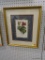 (WALL2) FRAMED FLORISTS PRINT; 