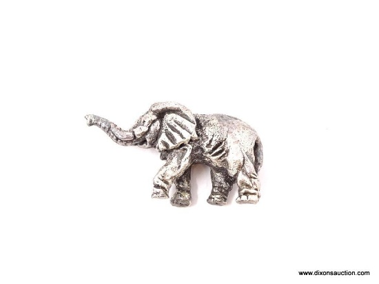 .925 STERLING SILVER ELEPHANT PAPER WEIGHT.