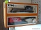 TYCO CRANE CAR WITH BOOM TENDER; TYCO SANTA FE OPERATING CRANE CAR WITH SANTA FE BOOM TENDER. HAS 3