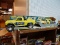 AMERICAN PLASTIC TOYS INC. RACING SET; INCLUDES A 1:12 SCALE DALE EARNHARDT WRANGLER TRUCK AND