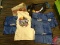 NASCAR BAG LOT; INCLUDES A BUDWEISER DRAWSTRING PLASTIC BAG, 3 NATIONWIDE NASCAR DRAWSTRING BAGS,