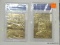 (SC) 2 GRADED GOLD PLATED NASCAR CARDS; 1 IS A 2001 DALE EARNHARDT #3 CARD GRADED AT 10 GEM-MT AND 1