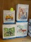 (CNTR) HALLMARK KEEPSAKE LOT; INCLUDES 4 BRAND NEW HALLMARK ORNAMENTS (1956 GARTON HOT ROD RACER,