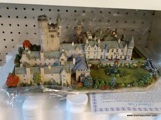 DANBURY MINT CASTLES OF THE BRITISH MONARCHY " BALMORAL CASTLE"; COMES WITH CERTIFICATE OF