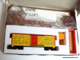 TYCO CATTLE CAR & DEPOT SET; IS HO SCALE AND IS IN THE ORIGINAL BOX! GREAT FOR ANY TRAIN TOWN MODEL!