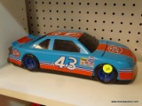 RICHARD PETTY STOCK CAR THEMED TAPE REWINDER; #43 RICHARD PETTY VIDEO TAPE REWINDER. IN VERY GOOD