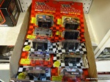 TRAY LOT OF MINI STOCK CARS; ALL ARE RACING CHAMPIONS 1:64 SCALE STOCK CARS. ALL ARE BRAND NEW IN