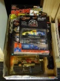 ASSORTED TRAY LOT; INCLUDES PINNACLE 1997 RACING CARDS (BRAND NEW IN THE BLISTER PACK), A 25