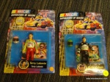 NASCAR SUPERSTARS OF RACING FIGURES; INCLUDES 2 BRAND NEW IN THE BLISTER PACK FIGURES OF DALE