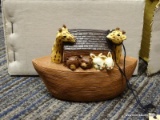 PHASE IV NOAH'S ARK; PHASE IV CONCEPT WOOD NOAH'S ARK FIGURINE. IN EXCELLENT CONDITION WITH