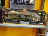 RACING CHAMPIONS PLATINUM PLATED TRAILER RIG; 1:64 SCALE RACING CHAMPIONS #15 TRAILER RIG WITH DIE