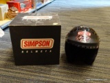 SIMPSON MODEL HELMET; DALE EARNHARDT SR. MODEL HELMET MADE BY SIMPSON HELMETS. HAS THE ORIGINAL BOX