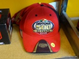 LOT OF NASCAR HATS; 1 IS A DAYTONA 500 (2008), 1 IS A MCDONALDS, 1 IS A COKE ZERO 400 AT DAYTONA,