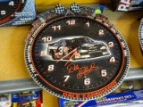 DALE EARNHARDT CLOCK; 1 OF 3 DALE EARNHARDT WALL CLOCKS. IS MISSING THE REVOLVING CAR. HAS REAL RACE