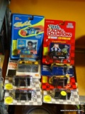 LOT OF MINI STOCK CARS; SOME ARE RACING CHAMPIONS AND SOME ARE ROAD CHAMPS 1:43 SCALE STOCK CARS.