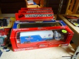 (CNTR) RACING CHAMPIONS 1:87 SCALE TRANSPORTERS; ALL HAVE DIECAST CABS AND ARE BRAND NEW IN THE