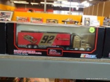 (CNTR) RACING CHAMPIONS 1:64 SCALE RACING TEAM TRANSPORTER; #92 TALLADEGA RACING TEAM TRANSPORTER