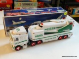 HESS TOY TRUCK AND SPACE SHUTTLE WITH SATELLITE; IN THE ORIGINAL BOX AND APPEARS TO BE NEVER USED!