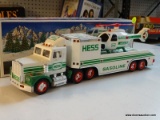 HESS TOY TRUCK AND HELICOPTER; IN THE ORIGINAL BOX AND APPEARS TO BE NEVER USED!