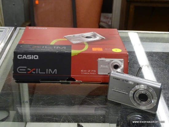 CASIO EXILIM 7.2 MP DIGITAL CAMERA; STILL IN THE ORIGINAL BOX! CASIO EXILIM EX-Z75 7.2 MEGAPIXEL,