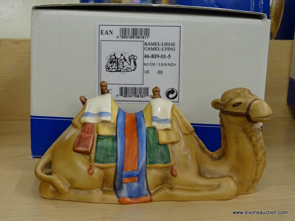 GOEBEL CAMEL FIGURINE; CAMEL IN LYING POSITION, MADE FOR HUMMEL NATIVITY DISPLAYS #214 & #260. | Art, Antiques & Collectibles Collectibles Decorative Collectibles Collectible Figurines & | Online Auctions | Proxibid