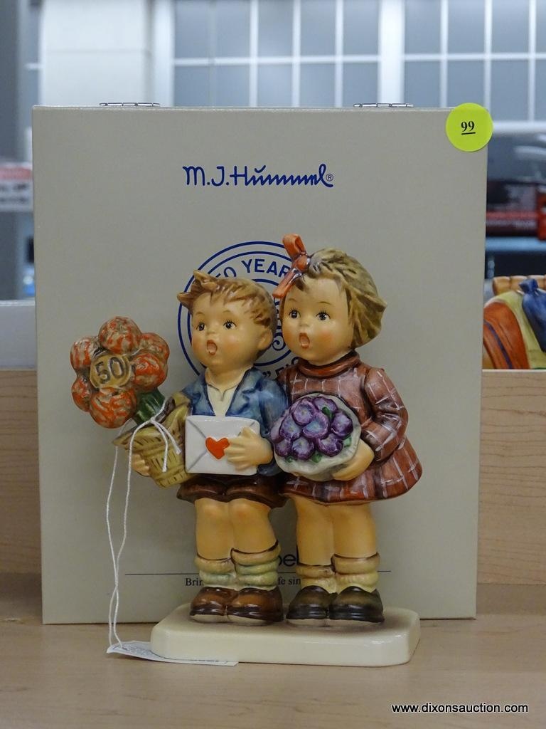 fordampning favor mandskab 50TH ANNIVERSARY GOEBEL HUMMEL FIGURINE; "THE LOVE LIVES ON", MARKING 50  YEARS, 1935-1985. COMES | Art, Antiques & Collectibles Collectibles  Decorative Collectibles Collectible Figurines & Hummels | Online Auctions |  Proxibid